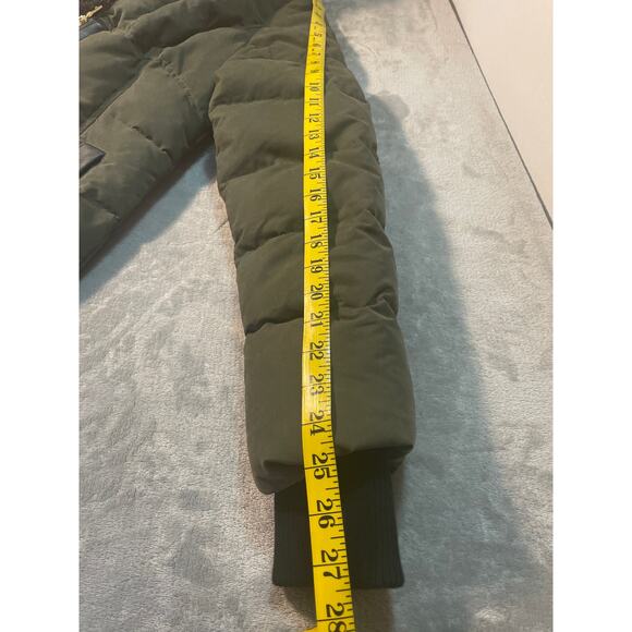 Express Olive Green Down Filled Jacket - Size Medium - Picture 8 of 9